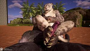 wild life furry hentai with intense anal action 😈