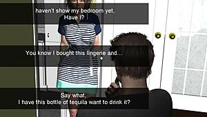 Lets play matt and the bus stop girl body shots and sex