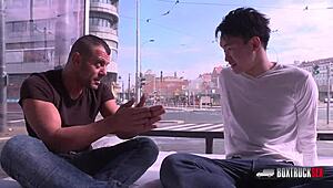 vanessa shelby, um, she’s learnin’ how to lick a wet pussy outdoors in hardcore public action