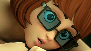 Velma from Scooby Doo gets wild in 3D hentai anal action