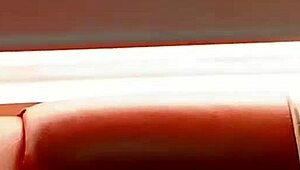 Mature woman with neighbor on sofa in full video.