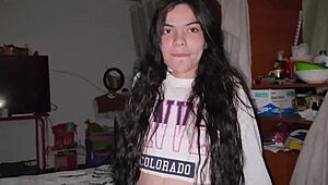 Latina Girlfriend Strips Naked For Her Best Friend's Guy On Street