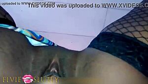 Watch this nice pussy get penetrated up close