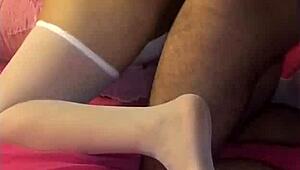 cojiendome a mi esposa sumisa en b doll