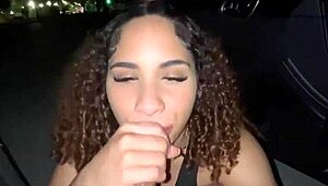 Met A Fan And Sucked His Big Dick Outside