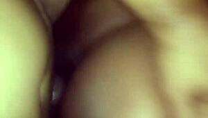 Ebony Woman with Big Ass Gets Creampie in Her Good Pussy from Daddy