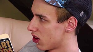 i watched hot twinks in a bareback threesome orgy