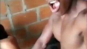 Juleiny tries her first black dick in this interracial scene!