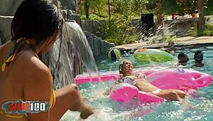 Beautiful Asian Lana Violet Teased By Jon Jons Big Black Cock