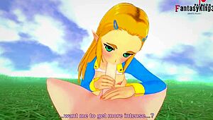 i rescued zelda and fucked her hard in breath of the wild