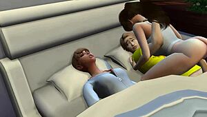 Hidden Blowjob Sparks Wild Alien Threesome In Anime