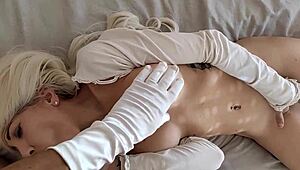 Elsa cosplay takes nice cock in homemade parody cumshot