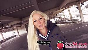 स्लटी जर्मन ब्लॉन्डी कैम एंजल पब्लिक पीओवी में कम चाहती है, Dates66 Com से वाइल्ड डिजायर!