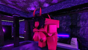 Having Fun with Demon Girlfriend on Valentine's Day in Roblox!