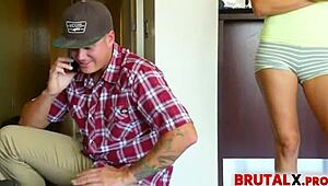 Cable guy teaches a lesson to the bitchy sexy teen sabrina banks