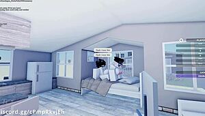 Hey, fucking my hot friend in roblox missionary style 😏