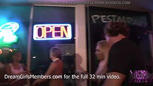 i joined tanned hotties flashing tits at a wild beach bar contest