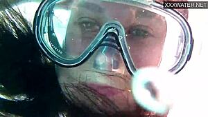 Minnie Manga and Eduard Finish Together in the Swimming Pool