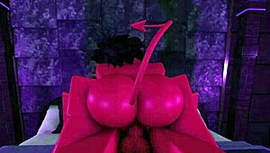 Having Fun with Demon Girlfriend on Valentine's Day in Roblox!