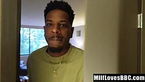 Stepmom catches stepdaughter banging a black stud - milflovesbbc