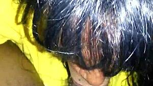 She swallows it deep