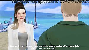 what's hidden in the tourist 3d hentai preview version?