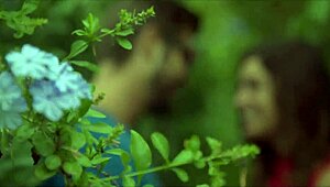 Latina shows bush in public while sucking monster cock