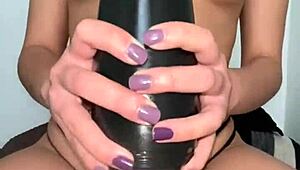 My Friend Prostitute Masturbates Me with Toy in POV