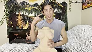 David Lee Gives Detailed Review of Tantaly Masturbator Using Toys