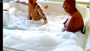 Fun And Sex In Jacuzzi With Big Tits And Ass!