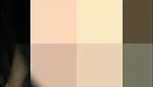 Just another day at the glory hole. Skinny wife handles double blowjob with big cocks.