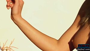 Big Natural Tits Milf Model Struts Curves