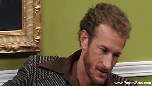 Watch this redhead milf getting fucked hard on her sofa until cumshot