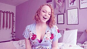 Sarah Revels in Her Sexy European Body During Solo Play