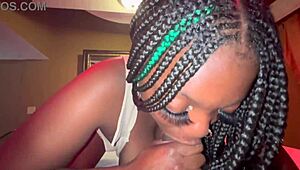 Pornstar With Braces Sucks Oiled Monster Black Cock For First Time, Showing Tits And Ass