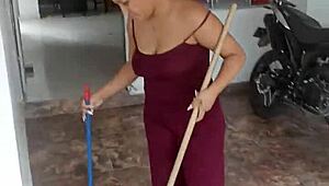I asked my wife for a blowjob while she cleaned, and it got funny