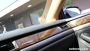 Brunette Street Slut Blowjobs And Assfucks Pov