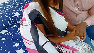 यो, इंडियन भाभी डांस टीचर को डॉगी स्टाइल में जोर से चोदा गया