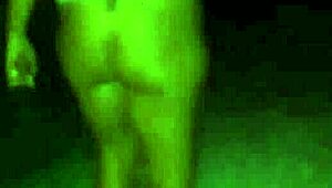 Latina dances naked outdoors, gets fucked on car hood