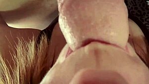 Extreme Close-Up POV Blowjob Fills My Mouth with His Cum