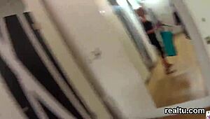 Seductive Czech Teen Stripped and Plowed in Hypermarket POV