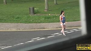 damn, this skanky british sub gets her hair pulled and anal pounded hard! 😈