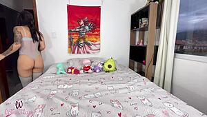 Young Neighbor Loves Neighbor's Thick Cock In Tight Pussy