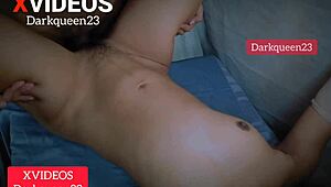 Asian riding black cock in creampie scene from Myanmar movie.