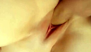 Pov view of shaved pussy getting fucked by big hard cock