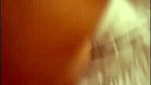 Blonde teen with big tits teases in sexy outfit