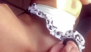 Wow! She's Fucking Herself Hard with Her Favorite Dildo!