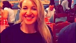 Second day in Paris flashing panties with big black cock