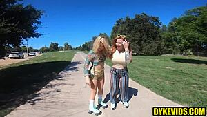 Milf lesbian taking care of cute teen 18+