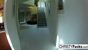 hot shower fun with christy dahlia and ivan